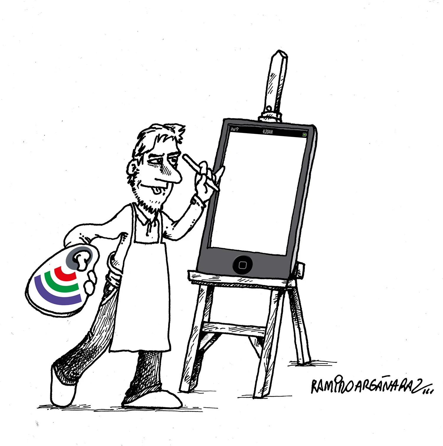 New canvases cartoon