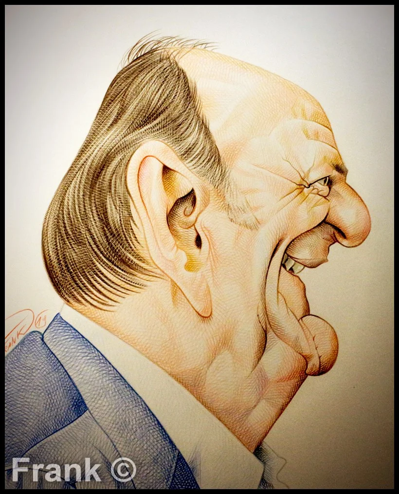 Gerry Scotti, Italian television presenter, by Frank