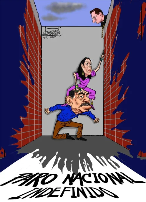 Dictatorship in Nicaragua Cartoon