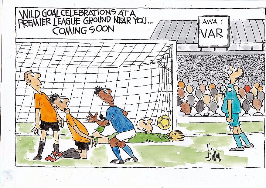 var decision 1 - Wild goal celebrations...