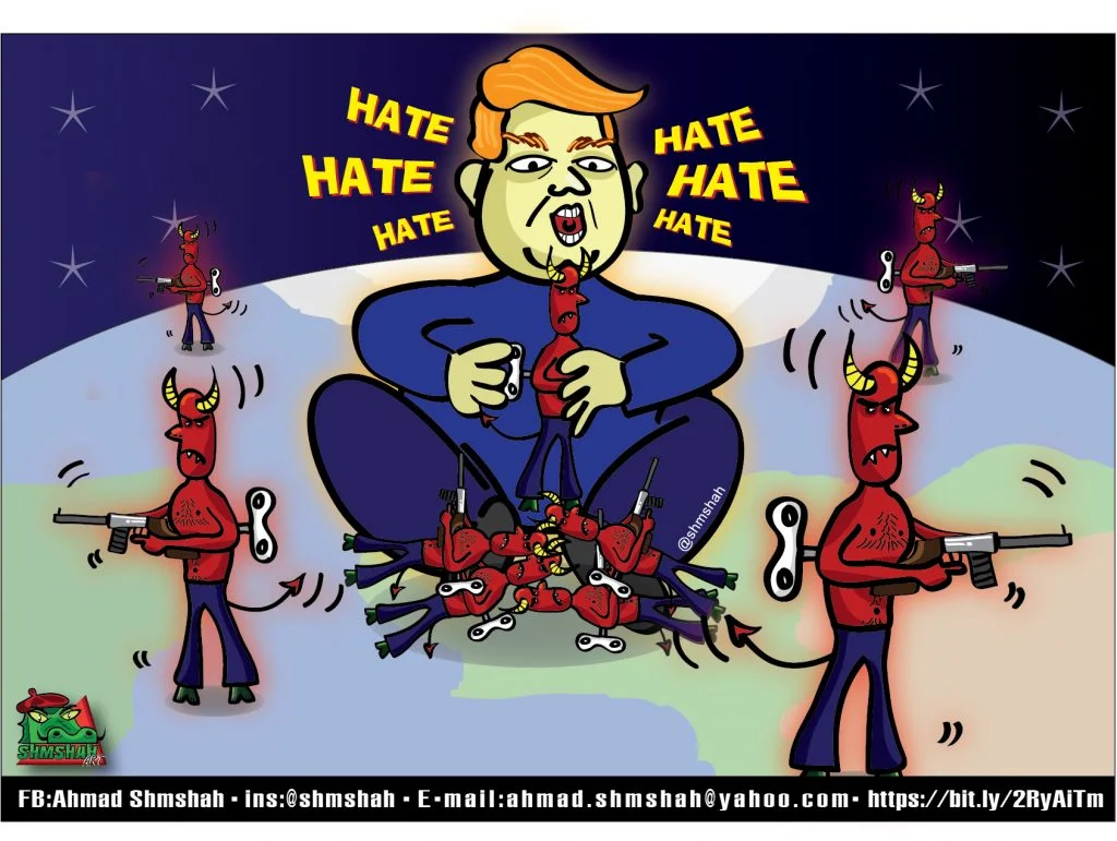 The Master Of Hate cartoon