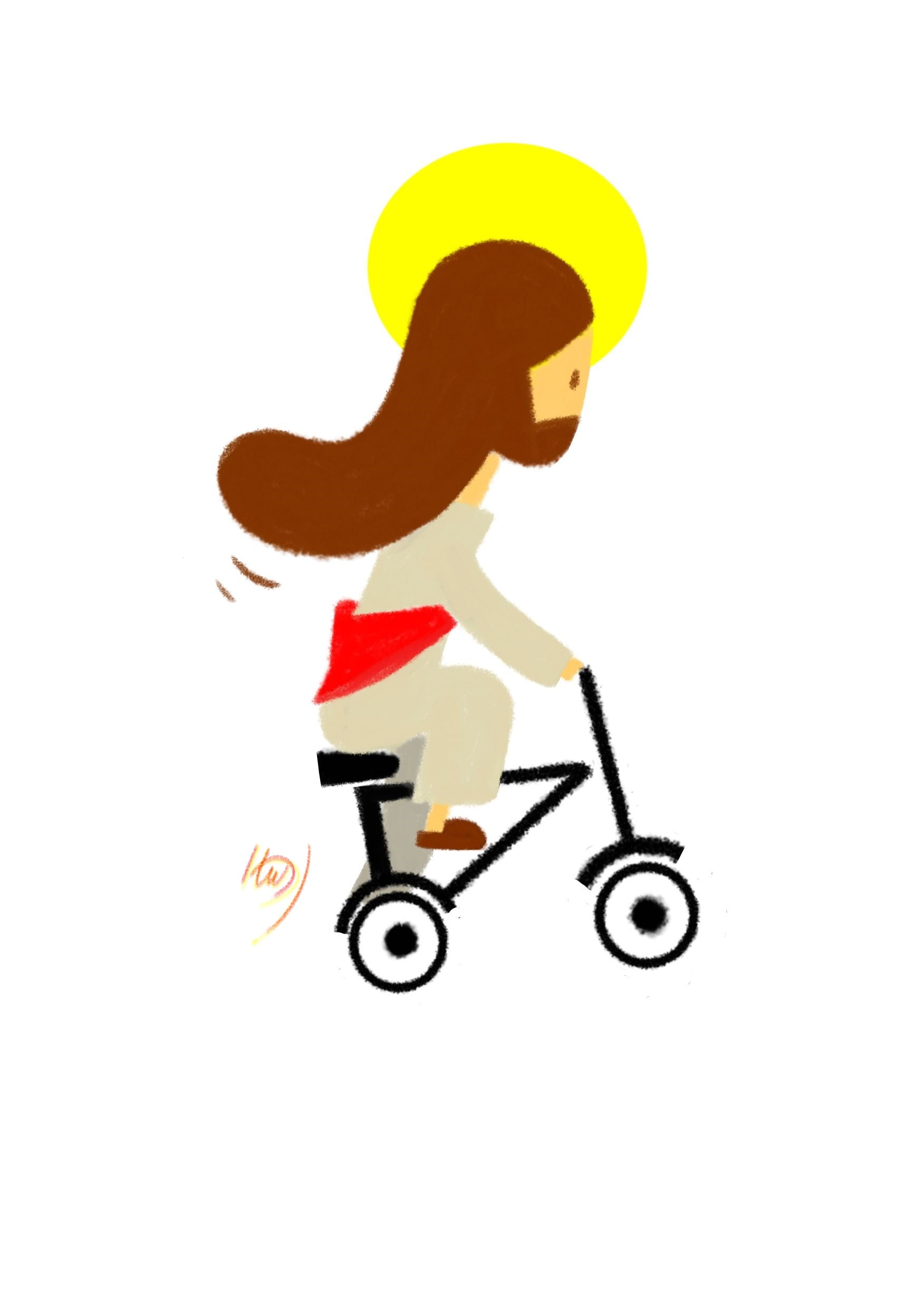 Jesus On A Bike! Toons Mag