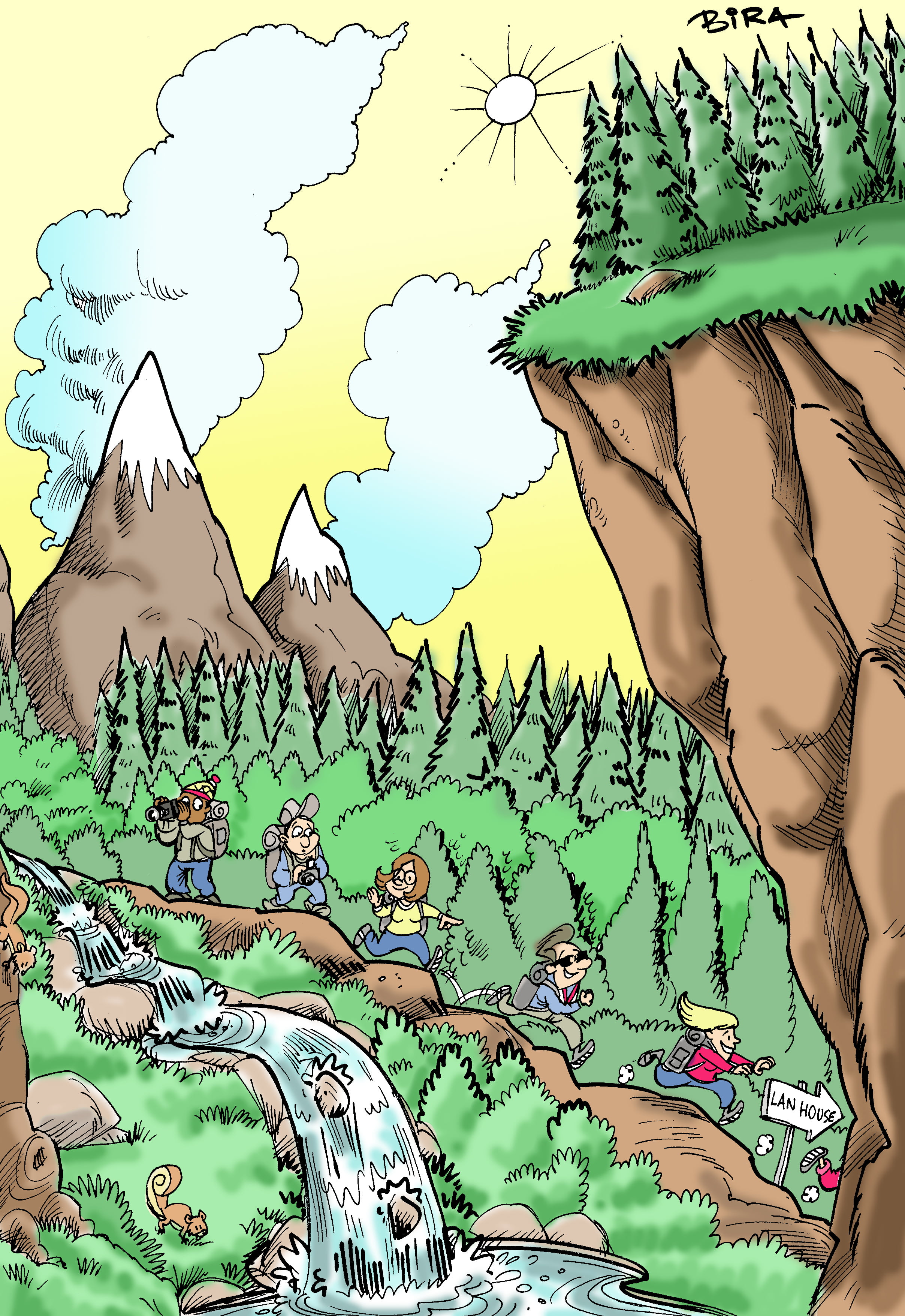 Natural life... 11 Natural life cartoon