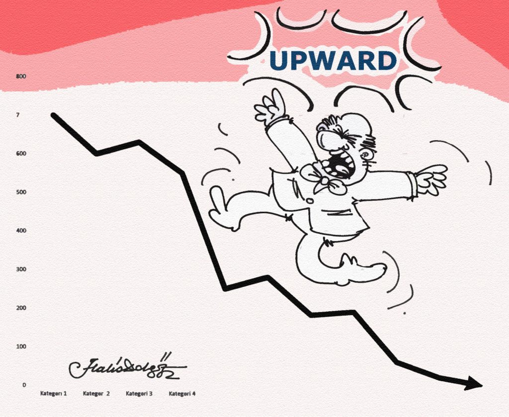 UPWARD ECONOMY 11 UPWARD ECONOMY cartoon