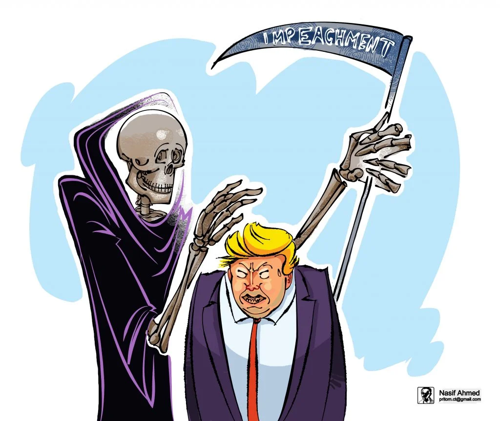 Impeachment of Donald Trump cartoon