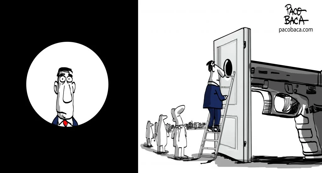 Apunta bien y mira al diablo a los ojos. - Aim Well and Look the Devil in the Eyes