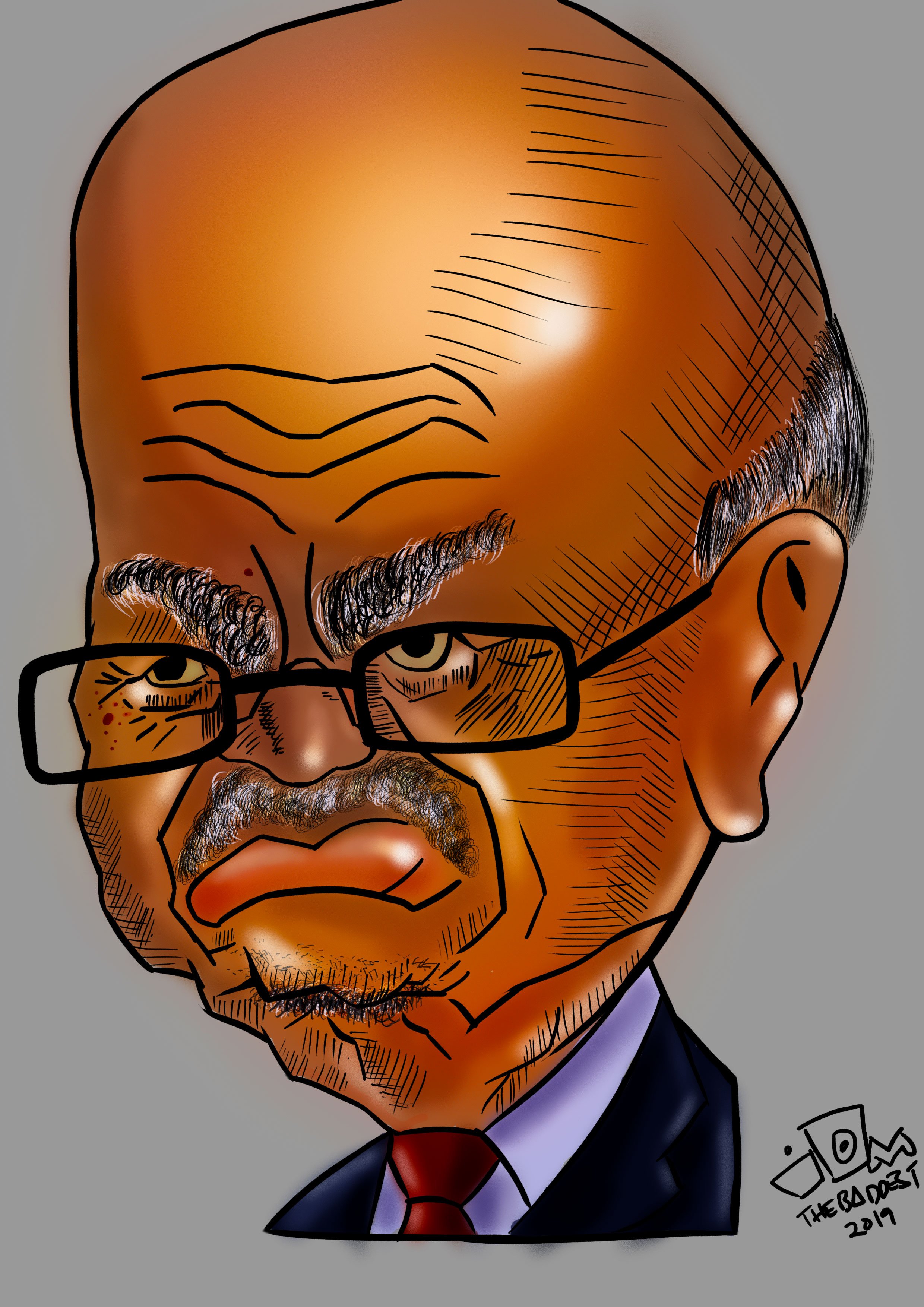 My CARICATURE 12 BASHIRR1 color - My CARICATURE