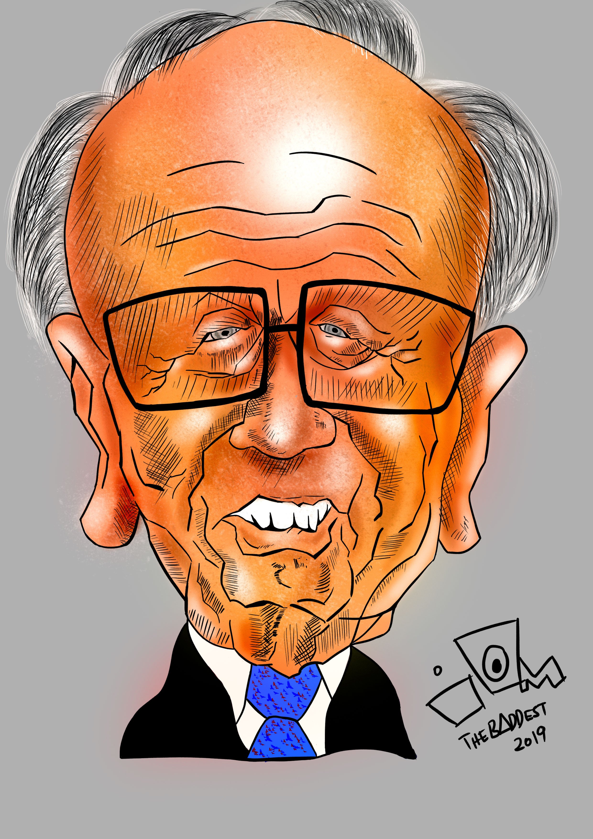 My CARICATURE 12 beji caid COLOR1 - My CARICATURE