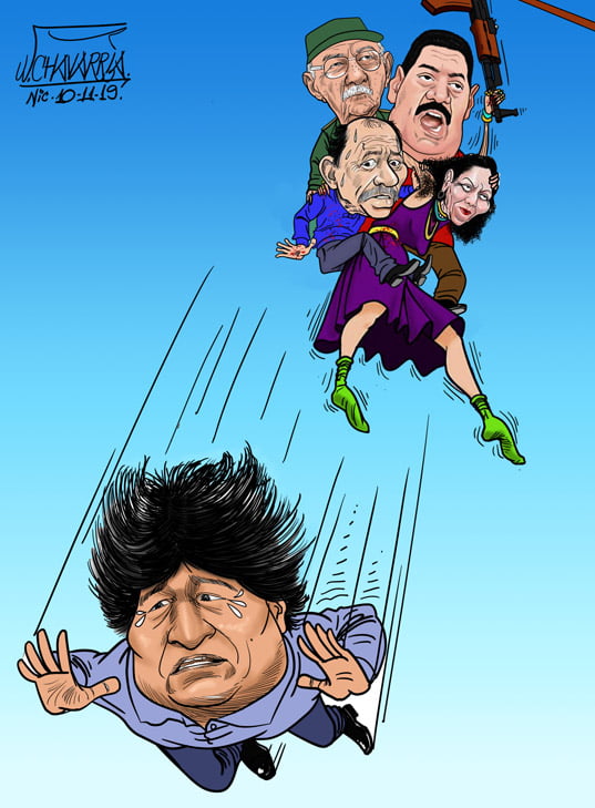 The fall of one of the dictators: Evo Morales 11 evo dos y compañia facebook - The fall of one of the dictators: Evo Morales