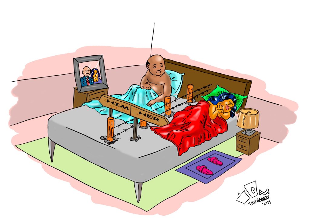 TRUMP WALL - BEDROOM 12 men woman 2 - TRUMP WALL - BEDROOM