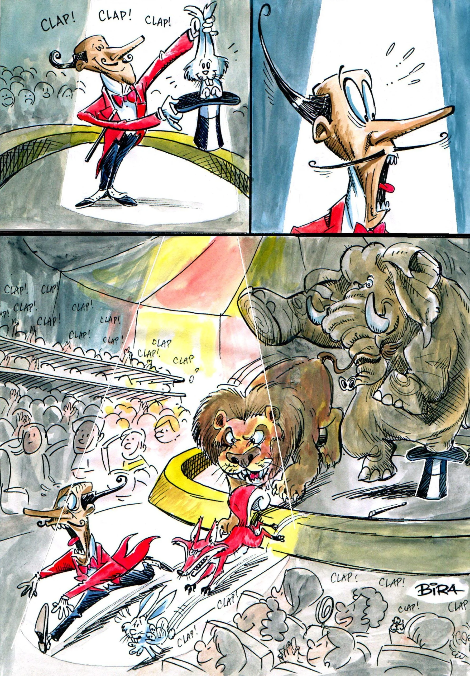 BiraDantasMagicCartoon scaled - Magic world of... Circus!