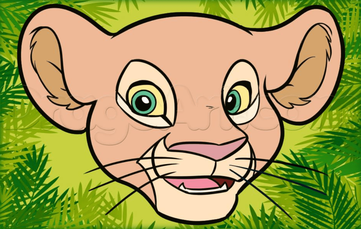 How To Draw Nala From The Lion King, Easy Tutorial, 8 Steps - Toons Mag