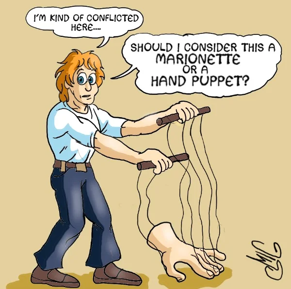 Hand Puppet - Self Conflict