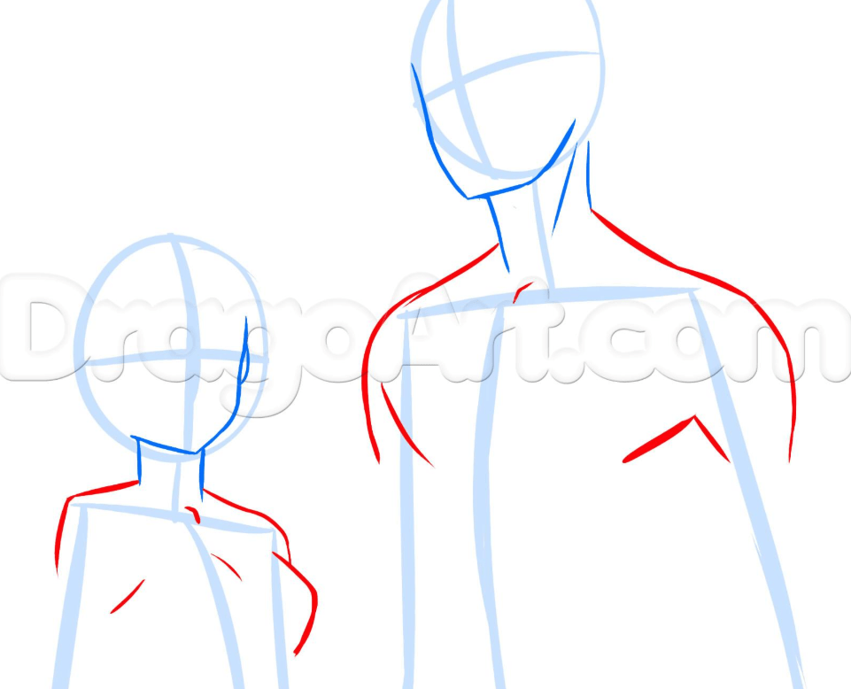 How to Draw Anime Anatomy, Easy Tutorial, 25 Steps 22 Step 11 - How to Draw Anime Anatomy, Easy Tutorial, 25 Steps