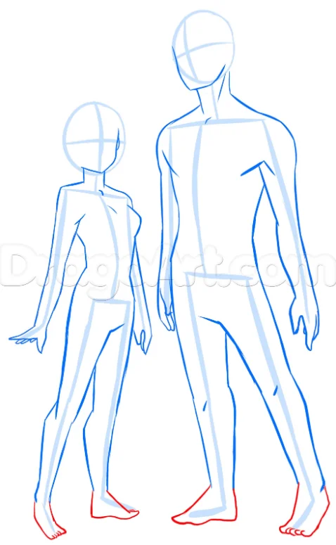 How To Draw Anime Anatomy, Easy Tutorial, 25 Steps - Toons Mag