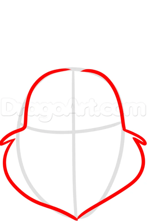 Step 2 10 - How to Draw the Grinch For Kids, Easy Tutorial, 7 Steps