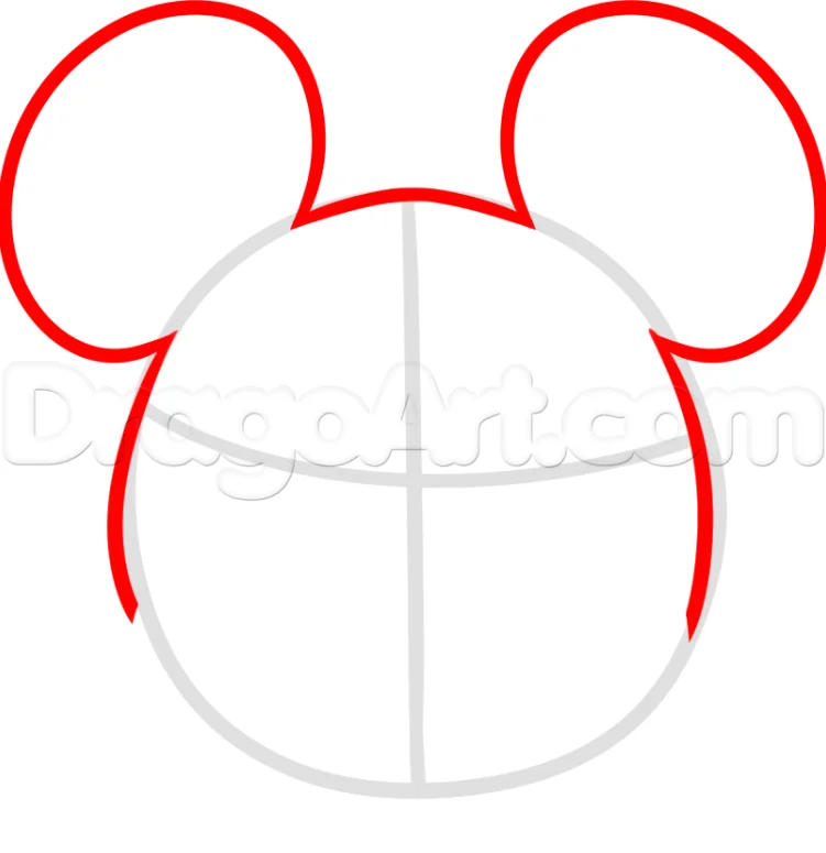 How to Draw Mickey Mouse✨Disney World 50th Anniversary - YouTube