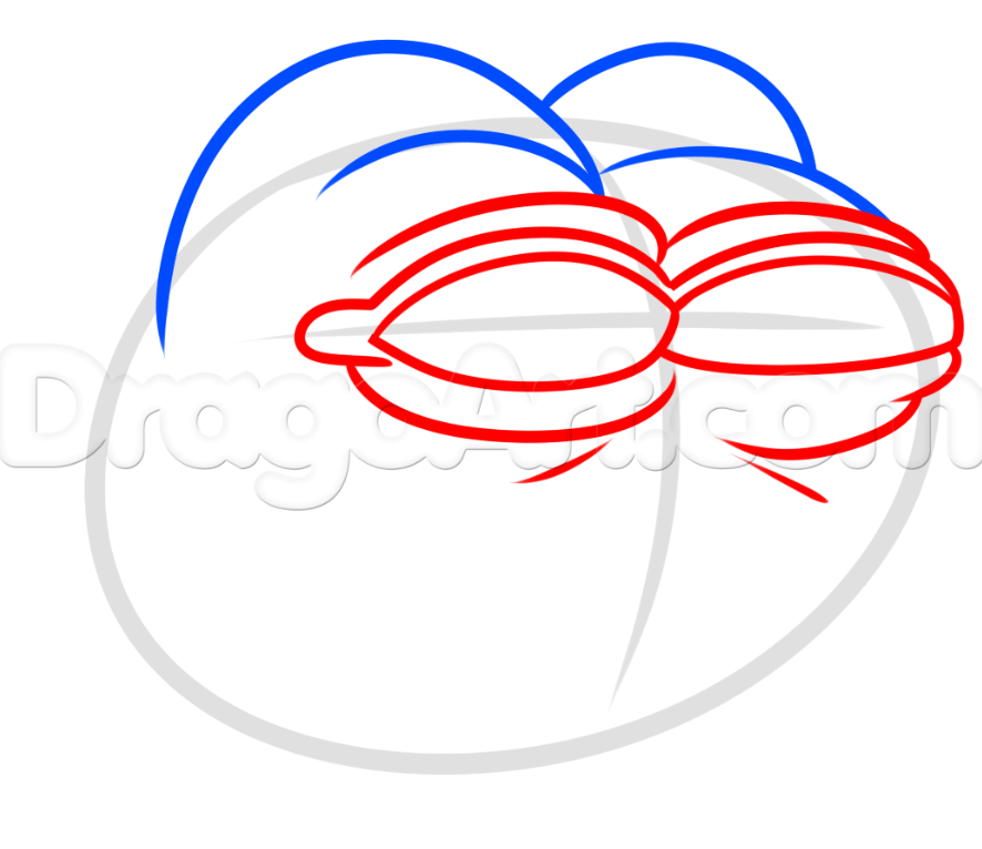How to Draw Pepe Frog, Easy Drawing Tutorial, 6 Steps 14 Step 3 5 - How to Draw Pepe Frog, Easy Drawing Tutorial, 6 Steps
