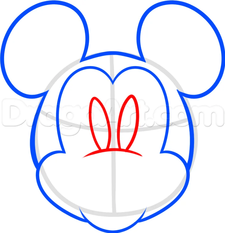 Learn How to Draw Goofy Face from Mickey Mouse Clubhouse (Mickey Mouse  Clubhouse) Step by Step : Drawing Tutorials