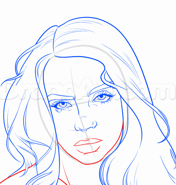 How to Draw Billie Eilish, Easy Drawing Tutorial, 8 Steps 18 How to Draw Billie Eilish, Easy Drawing Tutorial