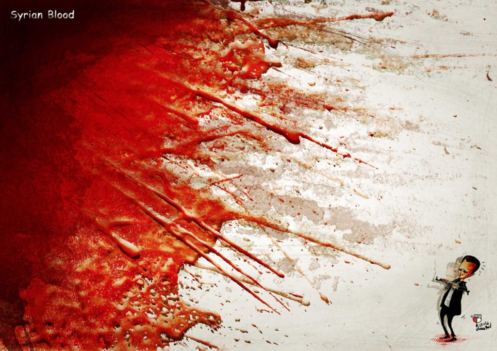 Syrian Blood. Fadi Abou Hassan Cartoons - Syrian Blood