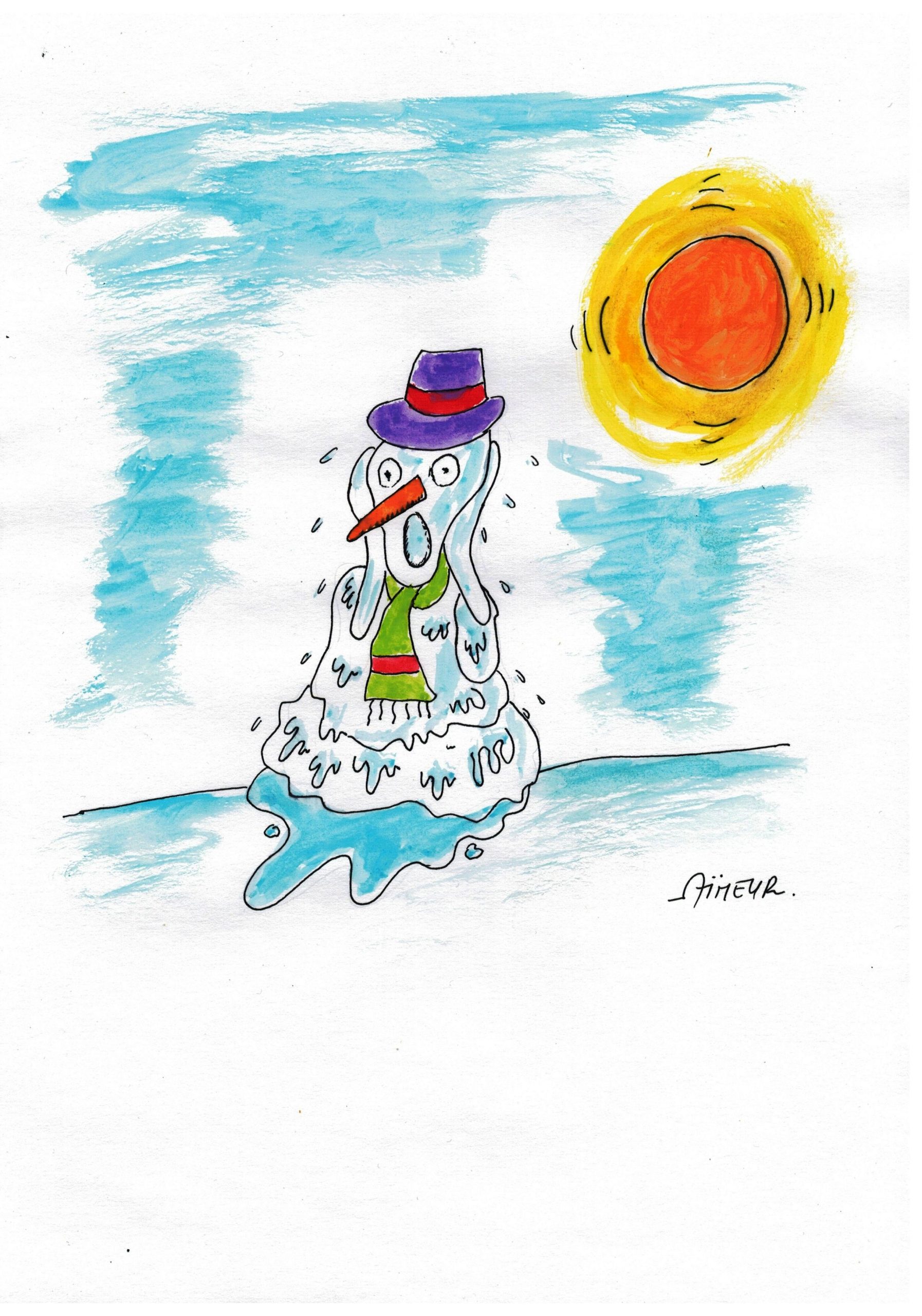 Youcef AIMEUR Algeria Snow man 1 scaled - The Snowman screamer