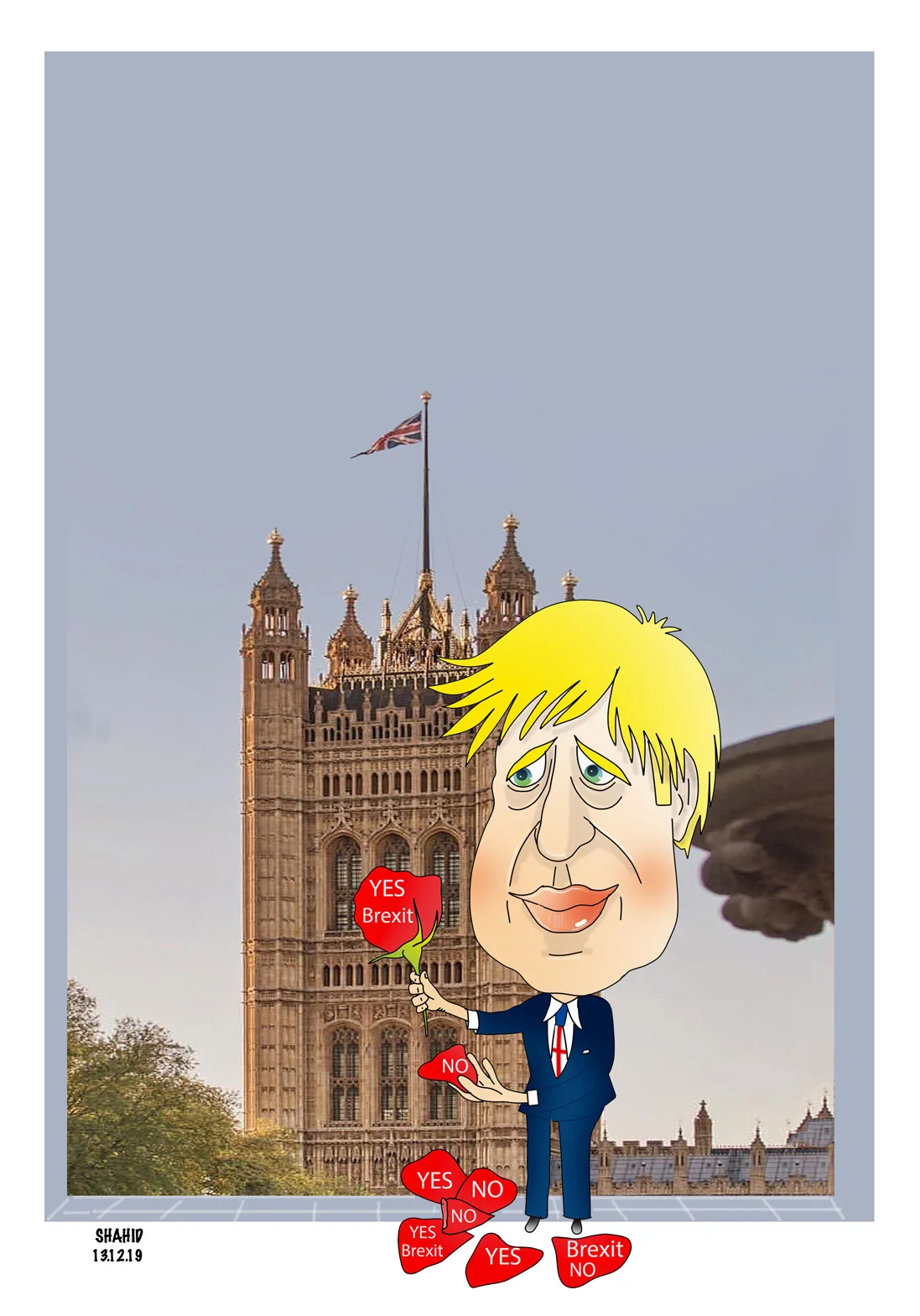 cartoon414 - Boris turns Brexit dream into reality