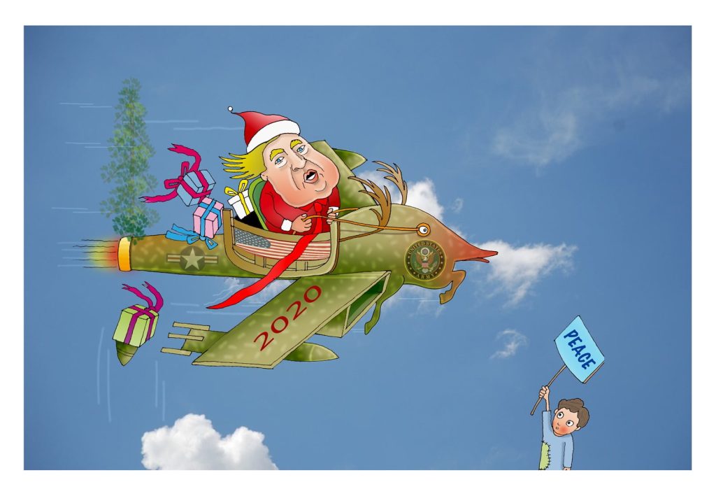 cartoon433 - Santa Trump