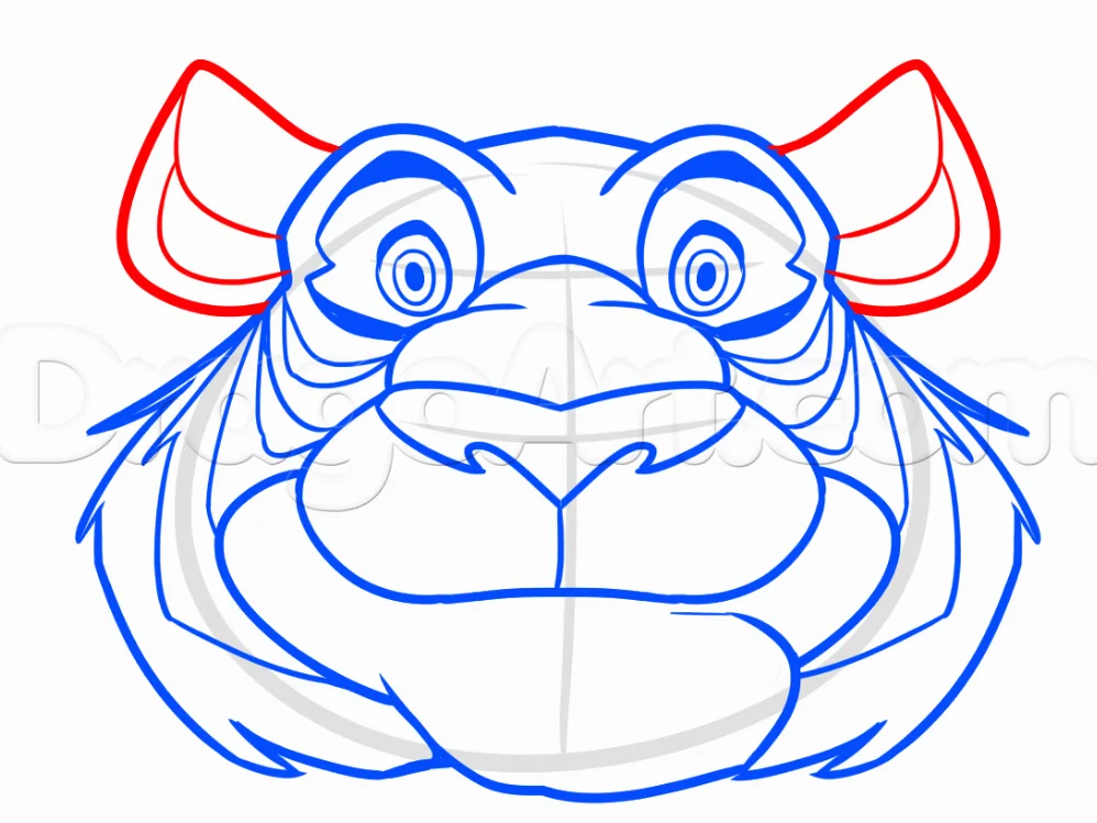 How to Draw Rajah Step 5