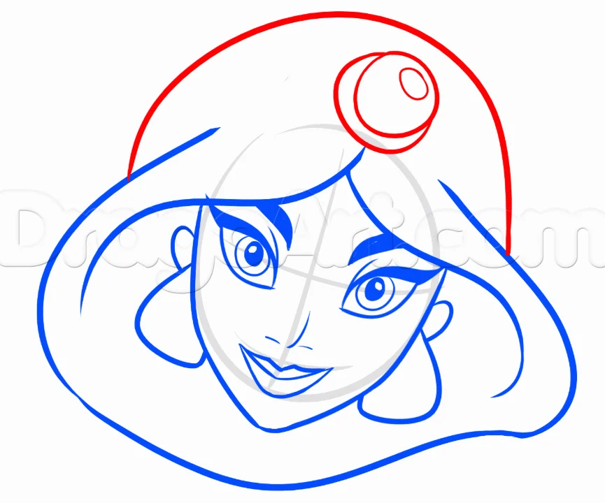 How To Draw Jasmine, Easy Drawing Tutorial, 7 Steps - Toons Mag