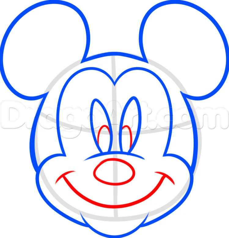 How to Draw Mickey Mouse - Easy Drawing Tutorial - YouTube-saigonsouth.com.vn
