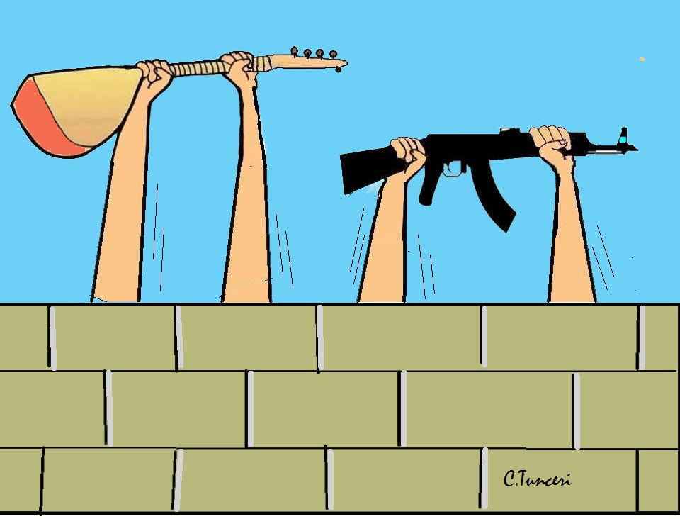 Make art, not war 11 Make art, not war Cartoon