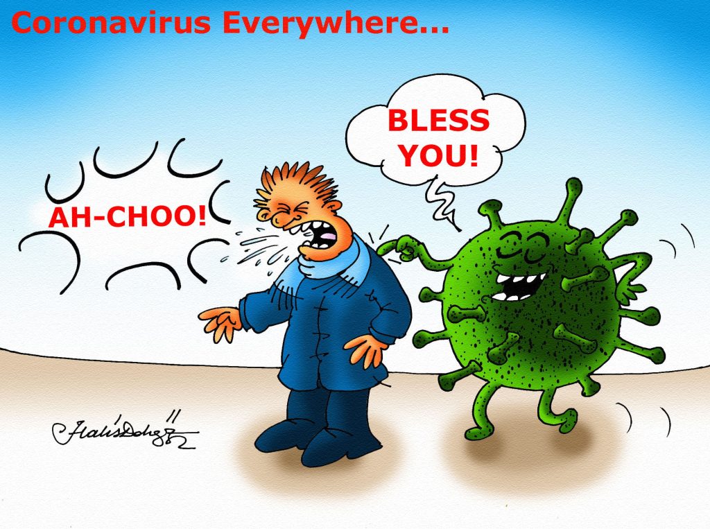 Coronavirus Everywhere - Toons Mag