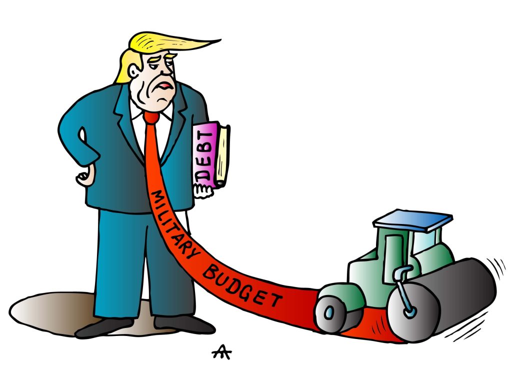 Donald Trump Military Budget 11 Donald Trump military budget cartoon