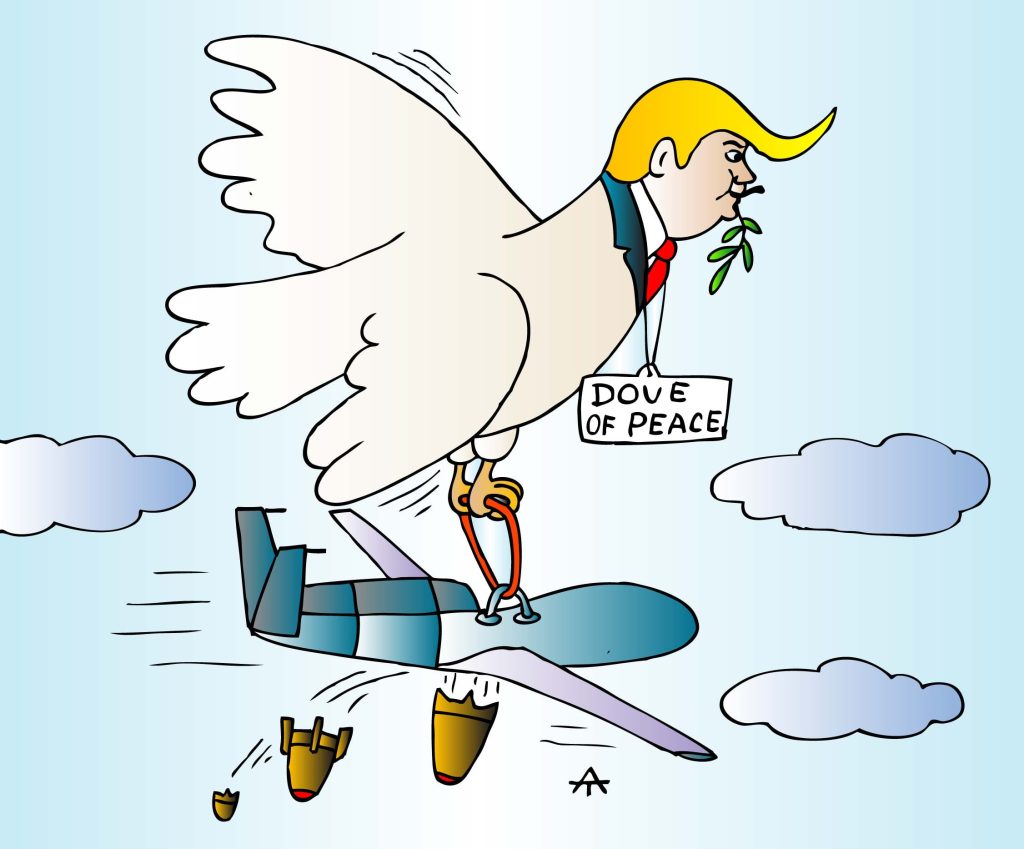 Donald Trump 12 Dove of peace 7b col 5 - Donald Trump
