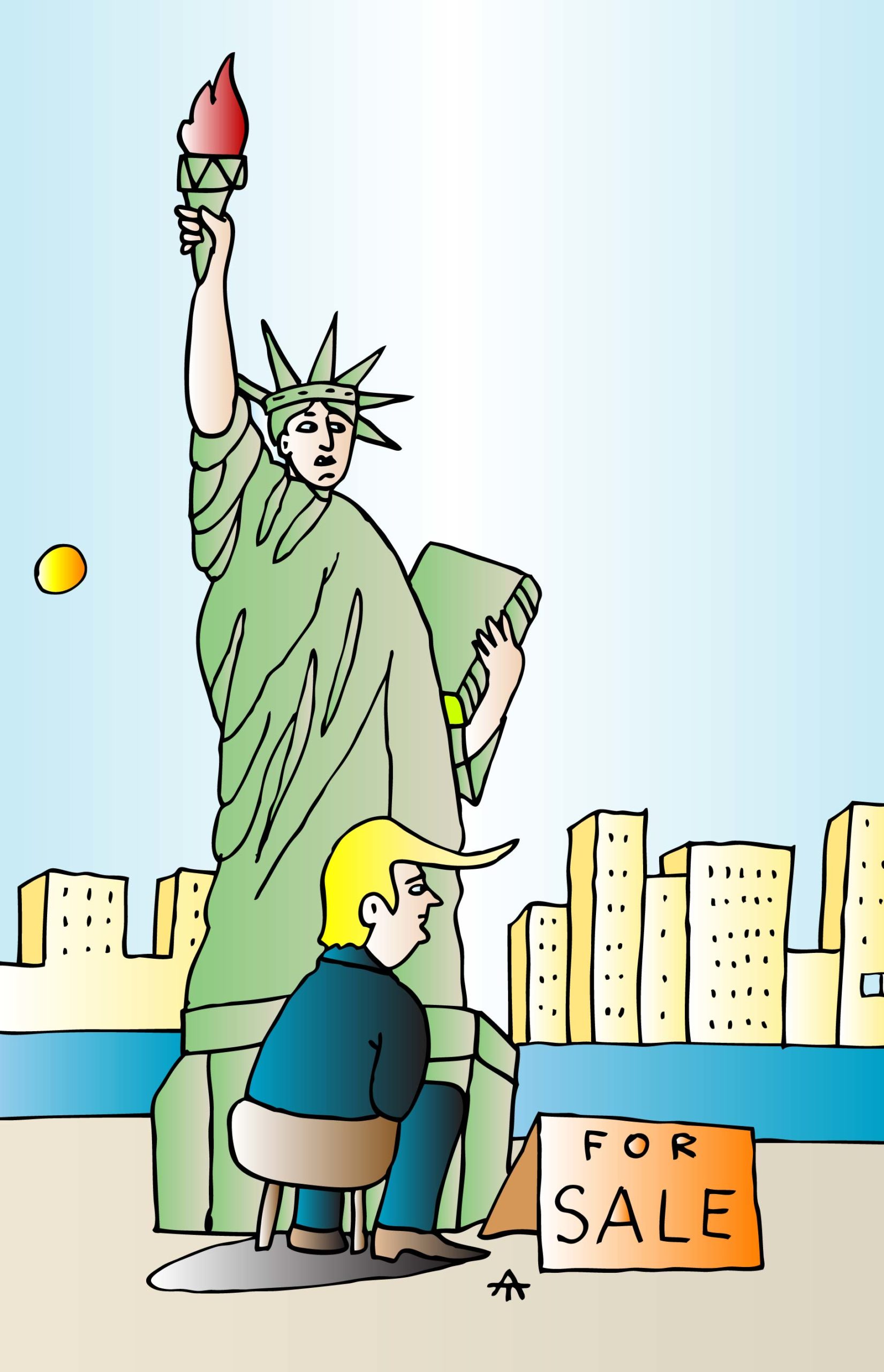 For sale 8n col scaled - Donald Trump