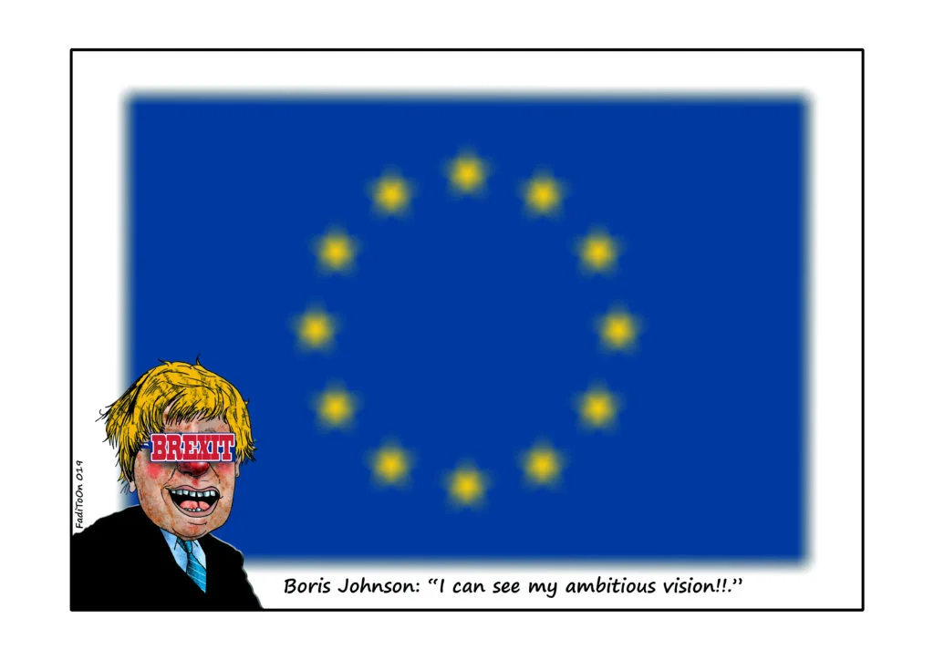 I can see my ambitious vision. - Boris Johnson: "I can see my ambitious vision!!"