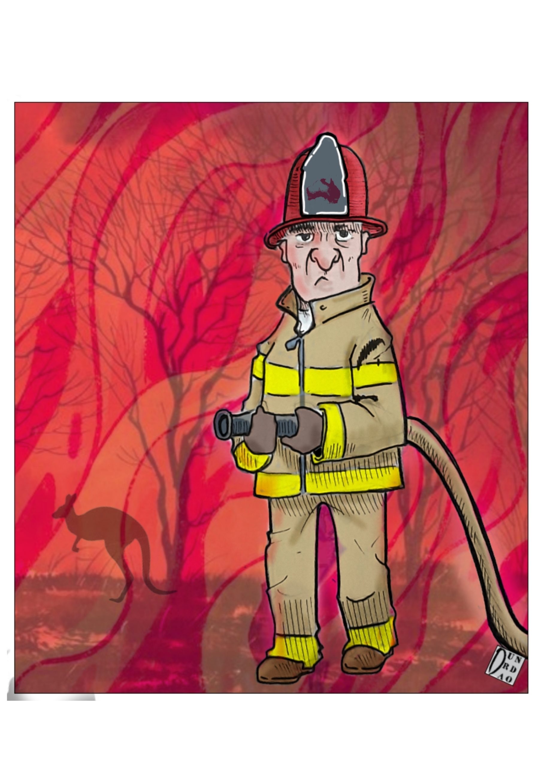 Australian Fires cartoon