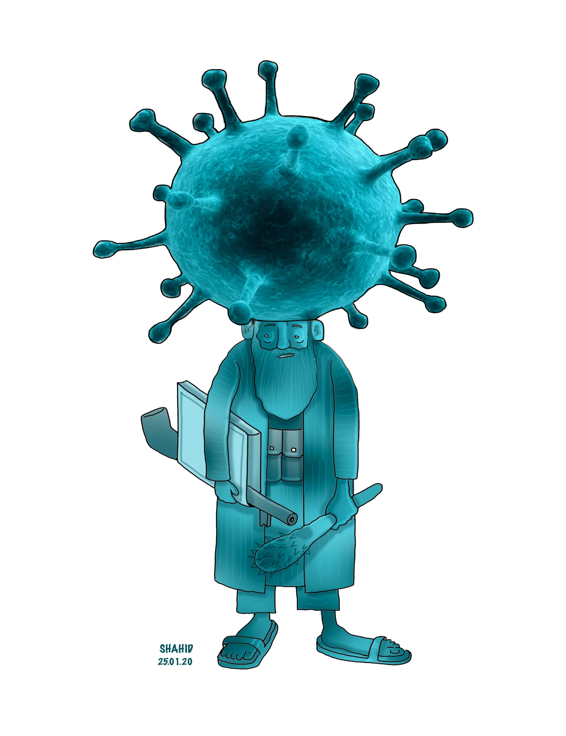 Cartoon: Corona Virus of Extremism!