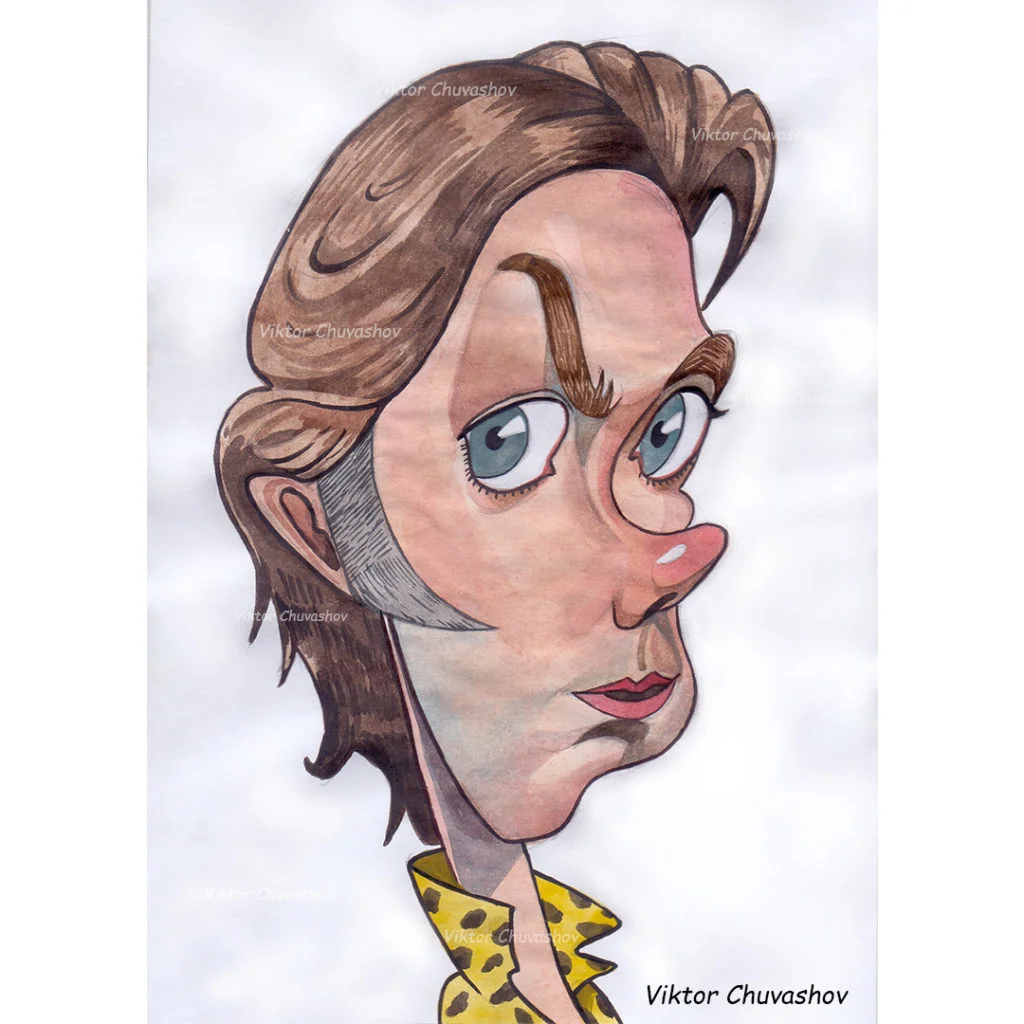 Rufus Wainwright caricature
