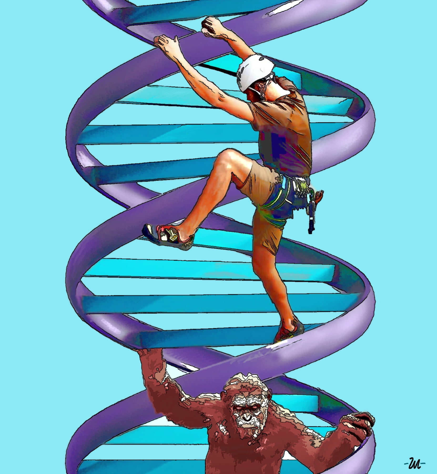 DNA Cartoon Toons Mag