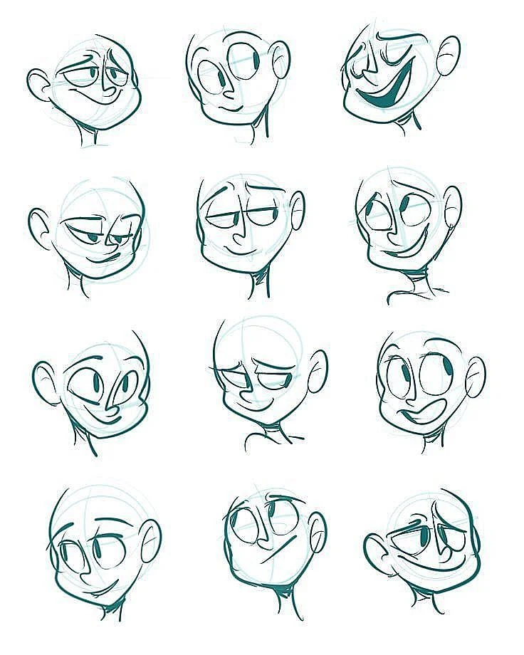 Action and speed lines - Famous artists cartoon course Cartoon style drawing, Cartoon drawings, Cartoon expression
