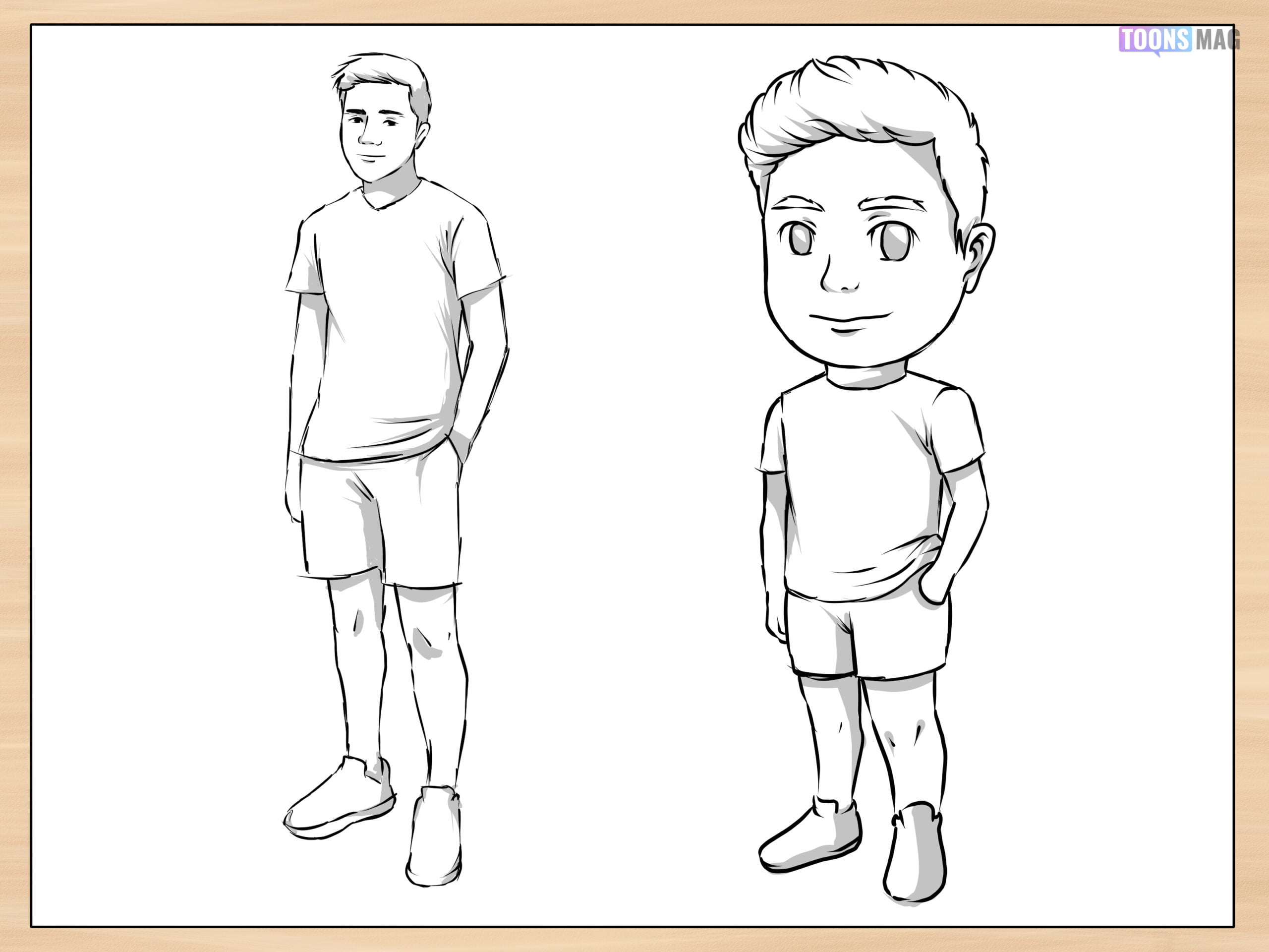 How to Draw a Person Easy Tutorial 12 How to Draw a Person