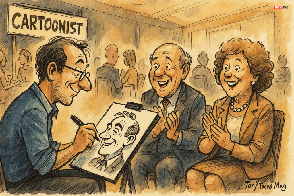 Book A Cartoonist For Your Function