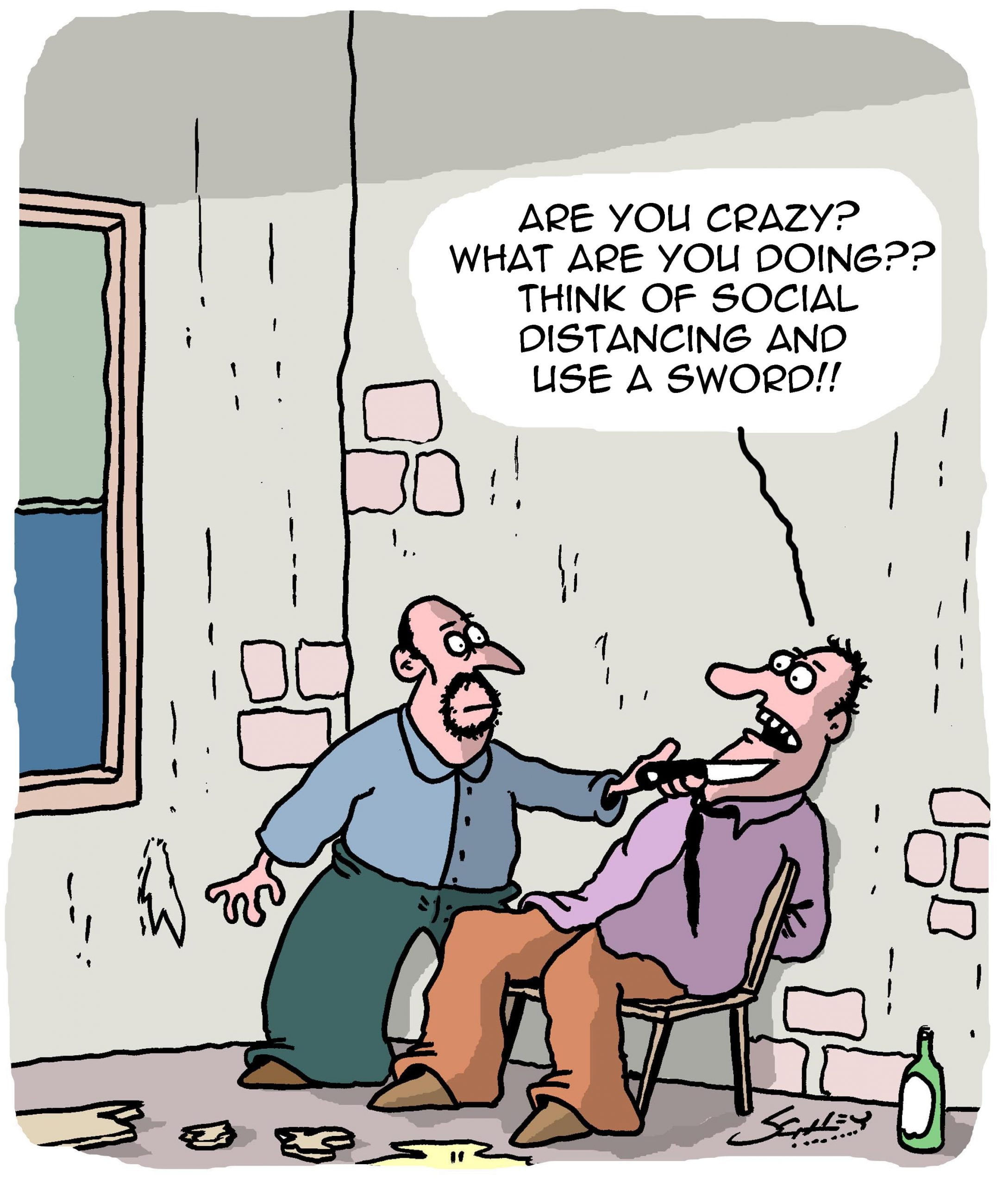 Keep Your Distance! - Toons Mag
