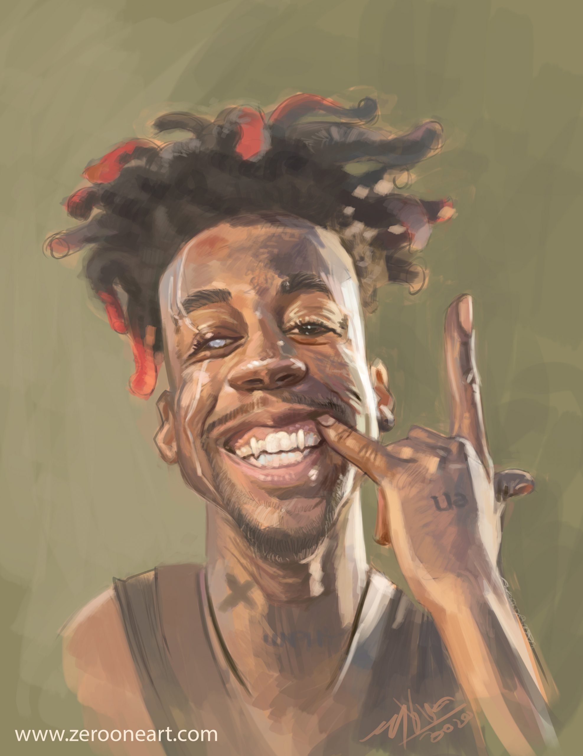 Caricature Of Dax The Rapper Toons Mag