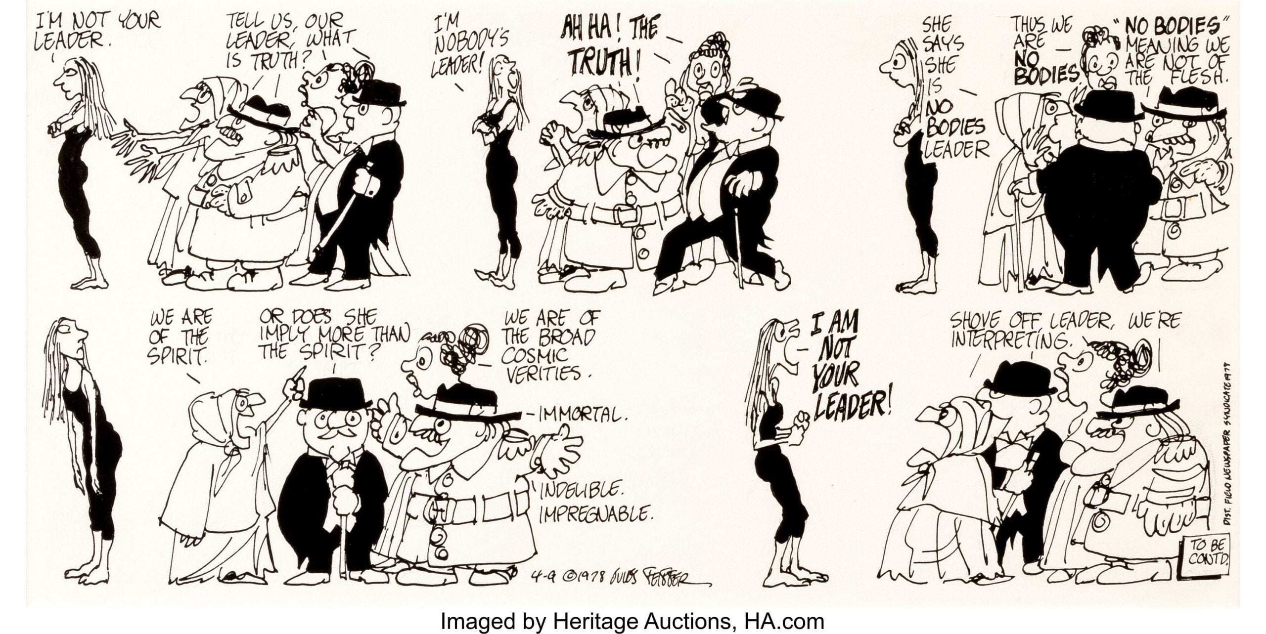 Jules Feiffer cartoon