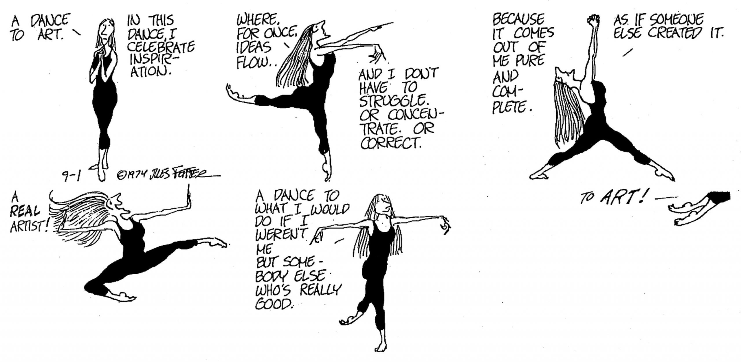 Jules Feiffer cartoon