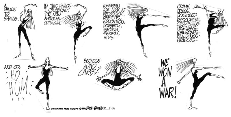Jules Feiffer cartoon