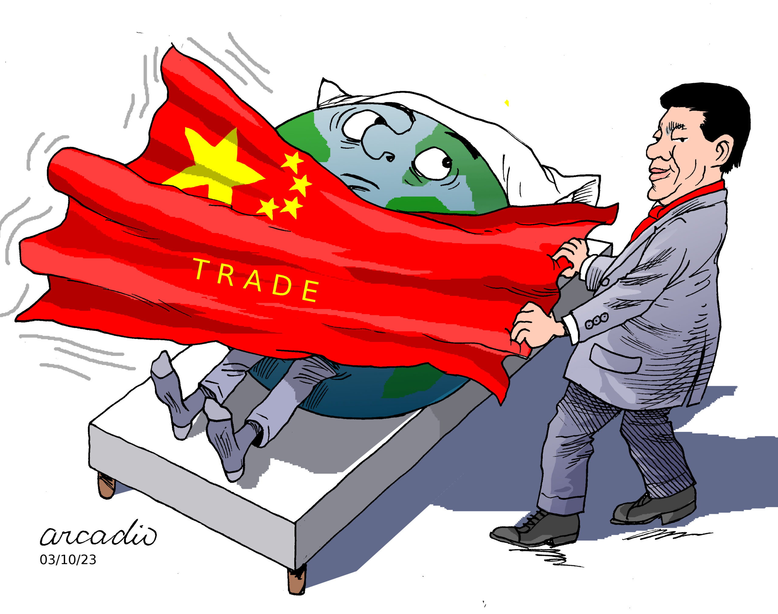 China Tries To Dominate The World. - Toons Mag